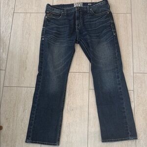 Ariat Men's Slim Fit M7 Straight Jeans in Deep Indigo